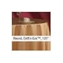120" Round Cott'n-Eze Tablecloth [Set of 2] Color: Light Blue