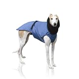 Scooter's Friends Greyhound Dog Coat, Size Large, Blue