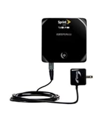 PC Accessory: Rapid Wall Home AC Charger for the Sierra Wireless Overdrive 3G/4G Mobile Hotspot - compact with foldable prongs - uses Gomadic TipExchange Technology - Lifetime warranty - Gomadic