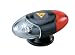 Perfect for riding at night, by being mounted on the helmet the light is at driver's eye level. 3 Modes: White Constant + Red Blinking; White Blinking + Red Blinking, & White Constant + Red Constant.