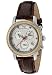 Women's St. Tropez White Diamond Dark Brown Genuine Crocodile