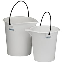 Bel-Art Scienceware 168060000 Polyethylene Heavy-Duty Pail, 15L Capacity, 11" Top ID x 13" Height