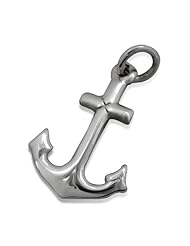 925 Silver Anchor Charm Pendant