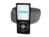 BLACK Sports Armband & Silicone Skin Case Cover for Apple iPod Nano Chromatic 4th Gen Generation 4G + Screen Protector & Lanyard