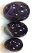 Texas Hidden Gems Set of 3 Natural Amethyst Eggs Kegel Exercise Weights