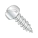 #2 x 3/8" Type AB Self-Tapping Screws/Slotted/Pan Head/Steel/Zinc (Carton: 10,000 pcs)
