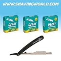 100 Derby Professional Single Edge Razor Blades for  Straight/Barber/Cut Throat Razors