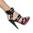 Highest Heel Women's KISS-100, 5" Three Piece Platform Zippered Upper Sandal