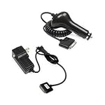 Bargaincell- 2-Piece Value Combo Pack Of Brand New Home Wall Travel Plug in Ac Charger + Vehicle Cigarette Lighter Power Car Charger with IC Chip For SanDisk Sansa e200, e250, e260, e270, e280, e200R, e250R, e260R, e270R, e280R MP3 Music Player