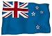 New Zealand Car Bumper Sticker 12X10cm