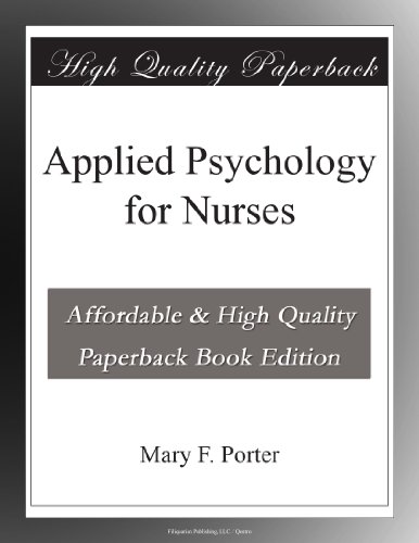 Textbook - Applied Psychology for Nurses