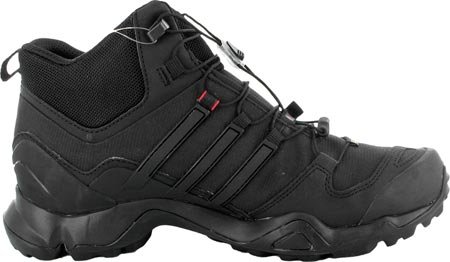 Adidas Terrex Swift R Mid GTX Boot - Men's Black / Vista Grey / Power Red 11.5