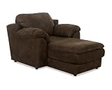 Klaussner Auburn Chaise Lounge tobacco Living Room Groups - Free Shipping!