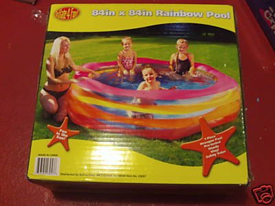 84 inch Rainbow Pool Inflate 4 Fun