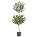 4.5' Olive Double Topiary Silk Tree
