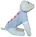UP Collection The Nautical Look T-Shirt for Dogs, XX-Small