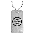 NFL Pittsburgh Steelers Steel Sport Tag w/CZ accent