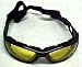 Padded Night Motorcycle Riding Glasses Yellow Lenses