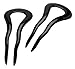 France Luxe Large Hair Pin Pair - Black