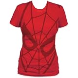 Juniors' Marvel Comics Spider-man Face Tunic T-shirt