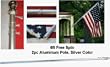 6' Silver Spin Free Flag Pole
