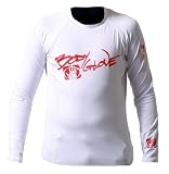 Body Glove Juniors Long Arm Lycra Rash Guard Shirt White White - 6 6X