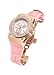 Invicta 5588 AKULA LADY DIAMOND All IPRG SS case and bezel, white dial and light pink leather strap
