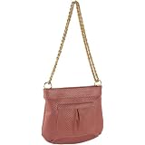 Lauren Merkin Tess Snake-Print Evening Bag