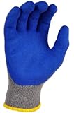 G & F 3100 Knit Glove with Textured Latex Coating Gripping Gloves, 12-Pairs, Large, Sold By Dozen
