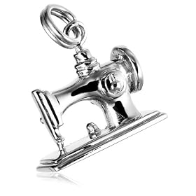 Buy Sterling Silver Sewing Machine Charm by Amazon.com Collection