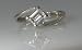 Emerald Diamond Engagement Ring (0.45 Ct G-SI2) EGL certification 14k White Gold