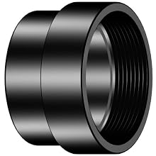 NIBCO 5803-2 Series ABS DWV Pipe Fitting, Adapter, Schedule 40, Spigot x NPT Female