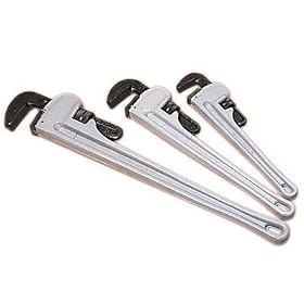 Northern Industrial JUMBO Aluminum Pipe Wrenches - 3-Pc. Set
