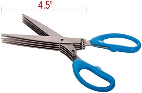 Cooking Classics Scissors 10 Serrated Blades,blue