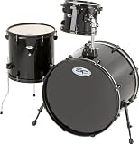 Sound Percussion Pro 3-Piece Double Bass Add-On Pack with Black Hardware, Black