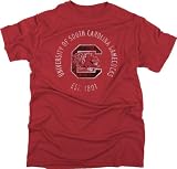 South Carolina Gamecocks Red Retro Mascot Rampage T-Shirt