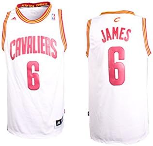 Cavaliers 6 LeBron James White Jerseys Size-XXXL