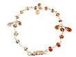 Gold-Filled Mexican Fire Opal Delicate Bracelet