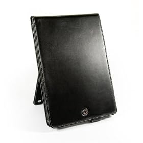 Tuff-Luv Leather case cover for Amazon Kindle DX Flip Style (9.7' inch) 1st Gen (Black)