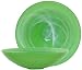 Colorful Art Glass Lime Green Large Round Buffet Bowl 15 1/2"D, 4 1/2"H