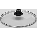 Woll Glass Lid with Permanent Steam Vent and Metal Rim, 28cm
