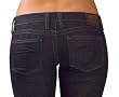 Frankie B Emboss F Boot Womens Premium Denim Jeans 4 Fall Wash - 287D20715