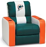 DreamSeat Miami Dolphins NFL Leather Recliner