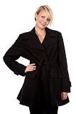 David Barry - Womens Belted Wool Winter Coat [Apparel]