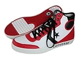 Search : CONVERSE Fastbreak Hi White Red Leather Sneakers