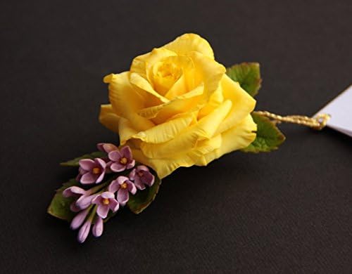 Barrette rose polymer clay HANDMADE flowers roses hair clips, polymer clay jewelry, barrette , gift, clip, rusteam, prom hairband