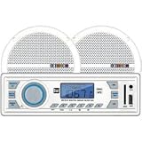 'Dual Mxcp42 Am/Fm Mechless Marine Receiver With 3.5Mm Input & 6.5 Speakers (Car Stereo Head Units / Cd Head Units)