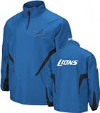 Detroit Lions Blue 2010 Sideline Hot 1/4 Zip Jacket
