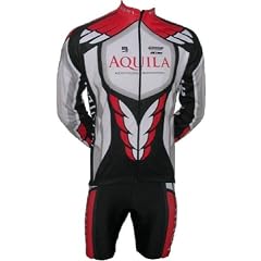 AQUILA Team Set aus Kurzarmtrikot, Langarmtrikot und kurzer Radtr�gerhose f�r Rennrad-, MTB- und Freizeitradler - auch f�r andere Speedsportarten, z.B. Indoor Cycling und Speedskating