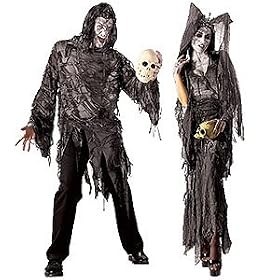 Lord & Lady Gruesome - Adult Couple Halloween Costumes